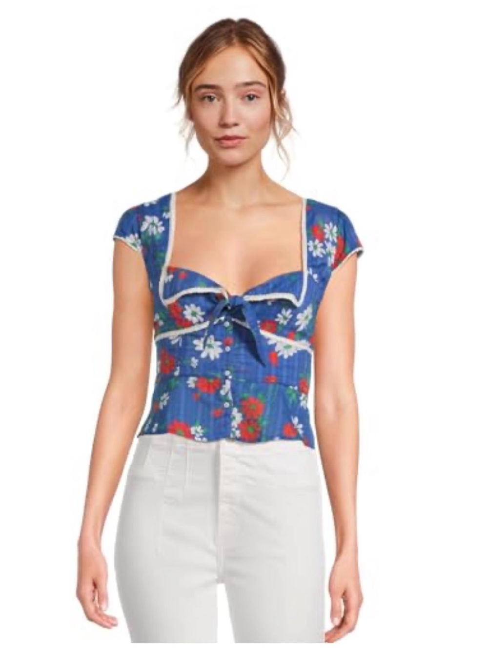 Free People Women's Call Me Baby Blouse